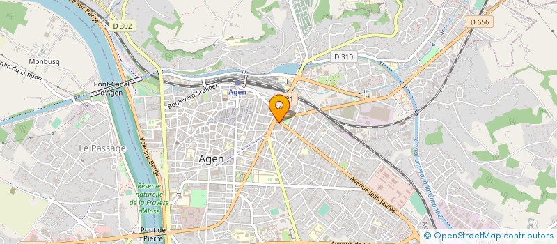 localisation de l'entreprise PHARMACIE DE LA PORTE DU PIN  AGEN