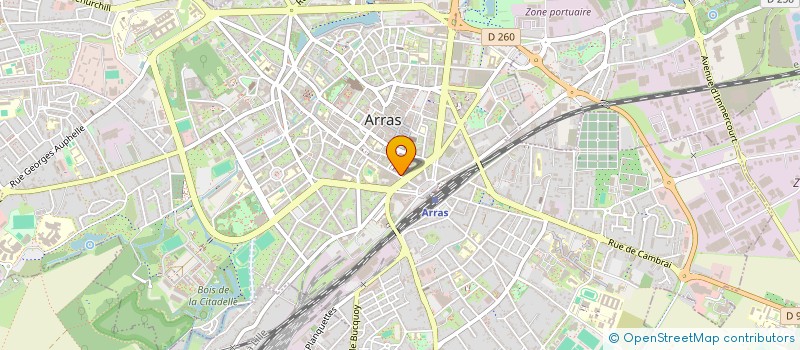 localisation de l'entreprise PHARMACIE DE LA POSTE à ARRAS