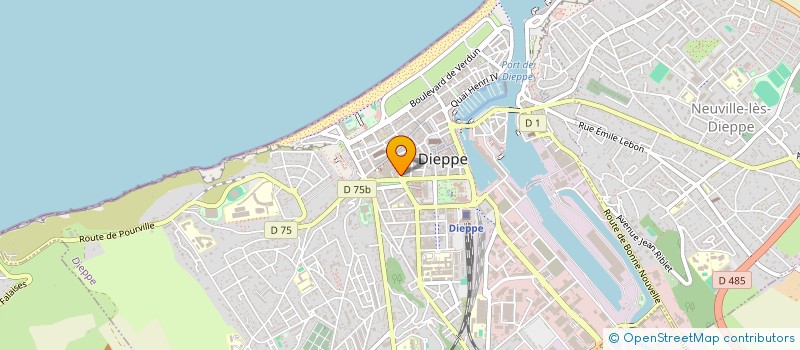 localisation de l'entreprise PHARMACIE DE LA POSTE à DIEPPE