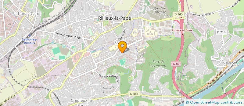 localisation de l'entreprise PHARMACIE DE LA POSTE à RILLIEUX-LA-PAPE