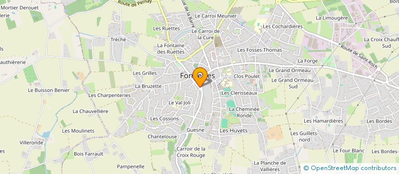 localisation de l'entreprise PHARMACIE DE LA POSTE à FONDETTES