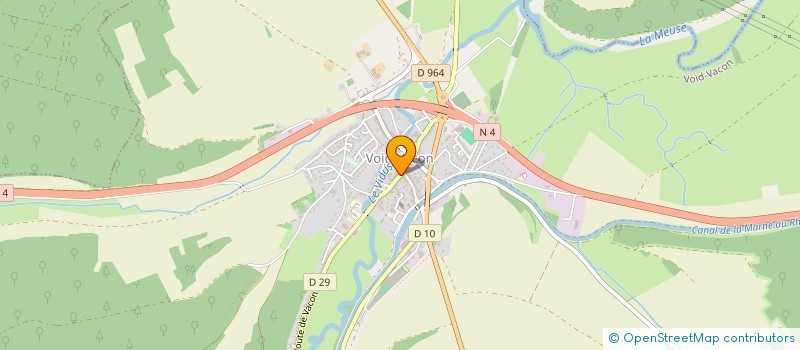localisation de l'entreprise PHARMACIE DE LA POTERNE à VOID-VACON