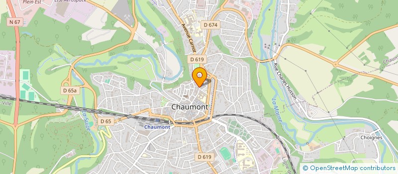 localisation de l'entreprise PHARMACIE DE LA PREFECTURE à CHAUMONT