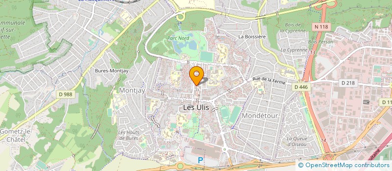 localisation de l'entreprise PHARMACIE DE LA PYRAMIDE I à LES ULIS