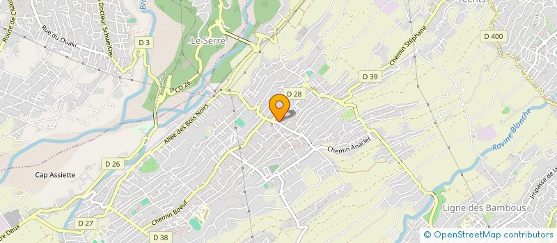 localisation de l'entreprise PHARMACIE DE LA RAVINE DES CABRIS à SAINT-PIERRE