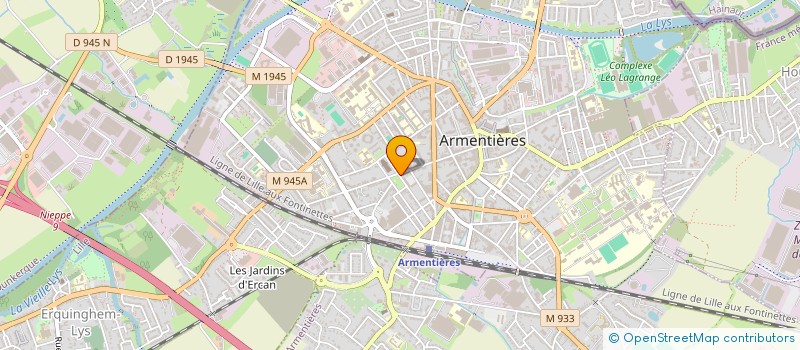 localisation de l'entreprise PHARMACIE DE LA REPUBLIQUE à ARMENTIERES