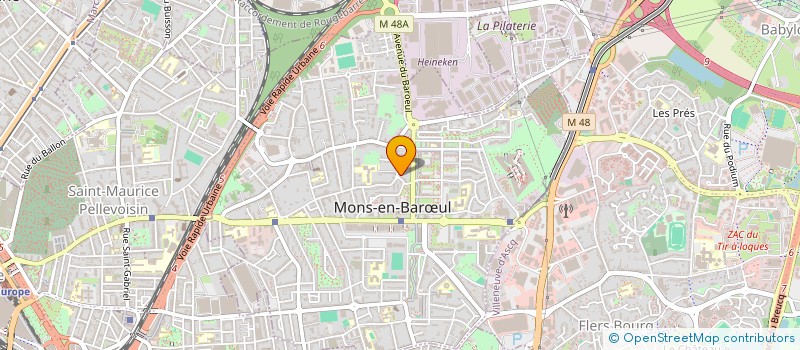 localisation de l'entreprise PHARMACIE DE LA REPUBLIQUE  MONS-EN-BARUL