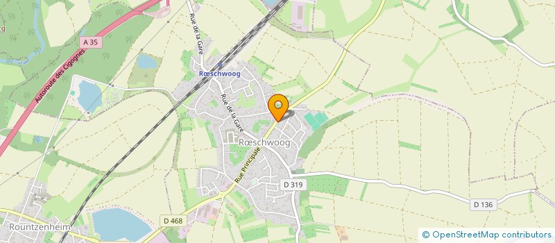 localisation de l'entreprise PHARMACIE DE LA ROSE  RSCHWOOG