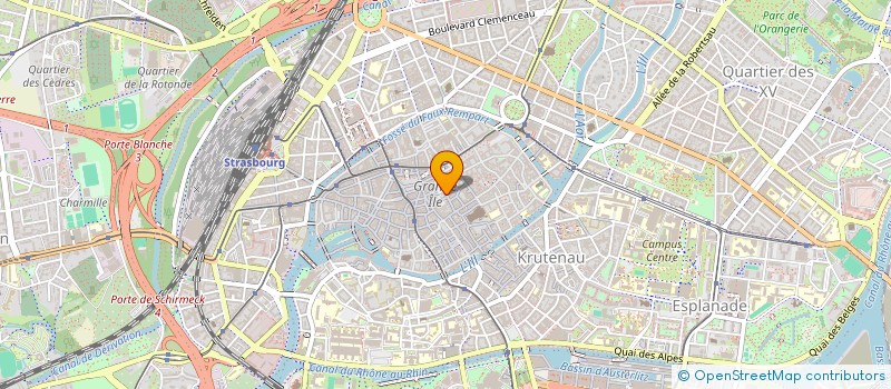 localisation de l'entreprise PHARMACIE DE LA ROSE à STRASBOURG