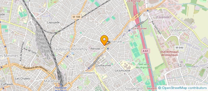 localisation de l'entreprise PHARMACIE DE LA ROSERAIE à TOULOUSE