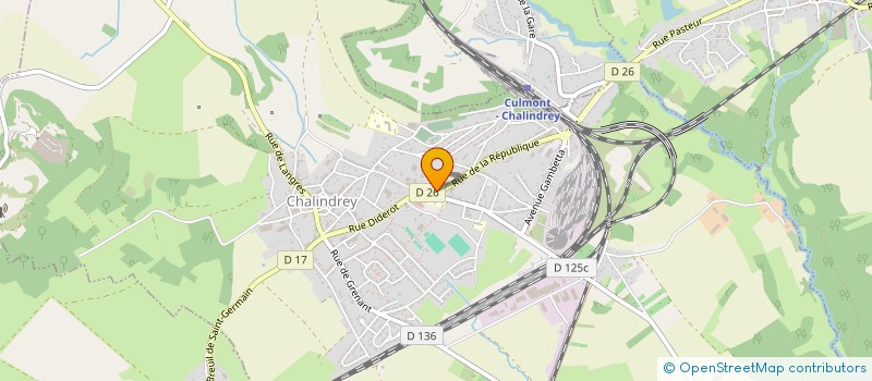 localisation de l'entreprise PHARMACIE DE LA ROTONDE à CHALINDREY