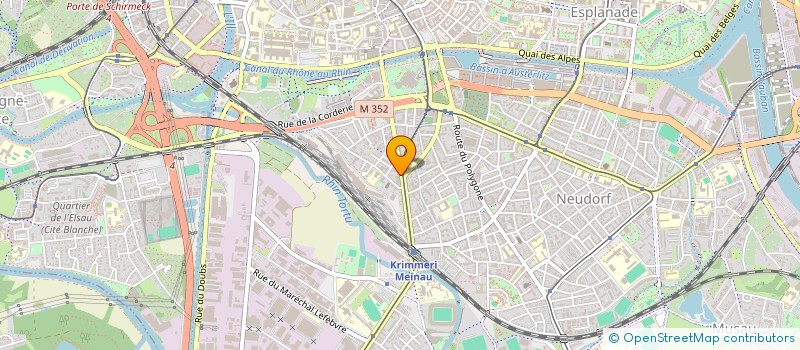 localisation de l'entreprise PHARMACIE DE LA ROUTE DE L HOPITAL à STRASBOURG