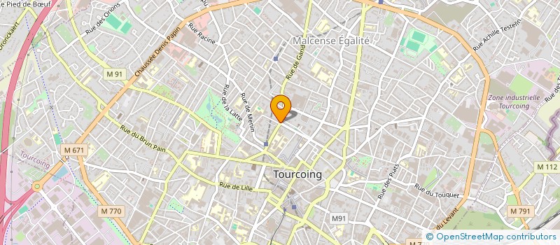 localisation de l'entreprise PHARMACIE DE LA RUE DE GAND  TOURCOING