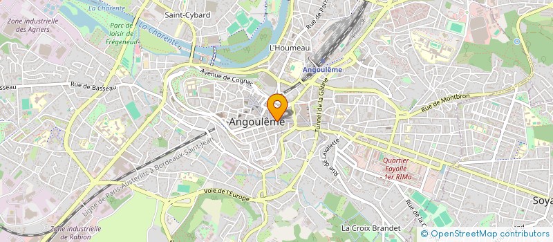 localisation de l'entreprise PHARMACIE DE LA RUE HERGE à ANGOULEME
