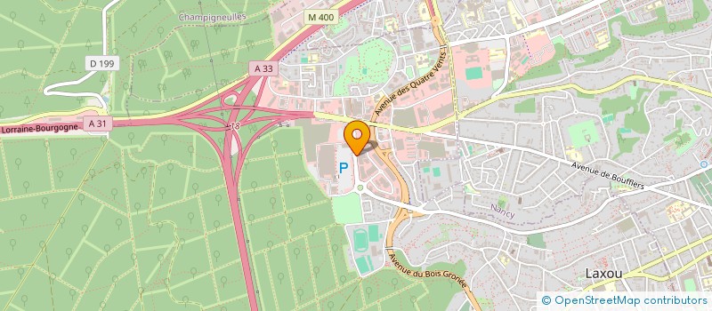 localisation de l'entreprise PHARMACIE DE LA SAPINIERE à LAXOU