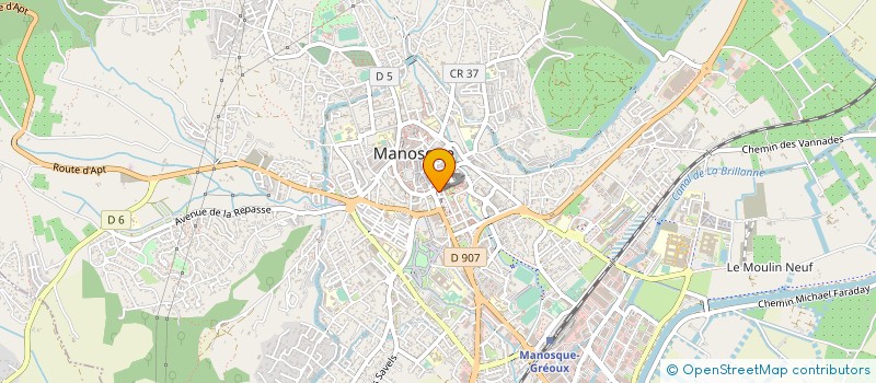 localisation de l'entreprise PHARMACIE DE LA SAUNERIE à MANOSQUE