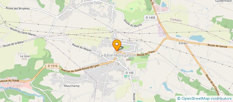 localisation de l'entreprise PHARMACIE DE LA SOIE SELARL  LA BATIE-MONTGASCON