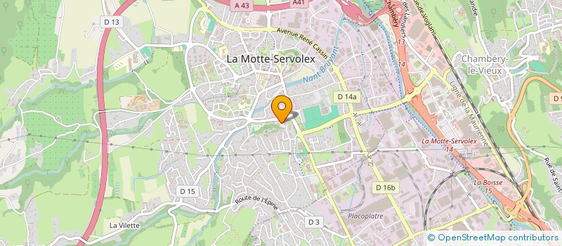 localisation de l'entreprise PHARMACIE DE LA SOURCE à LA MOTTE-SERVOLEX