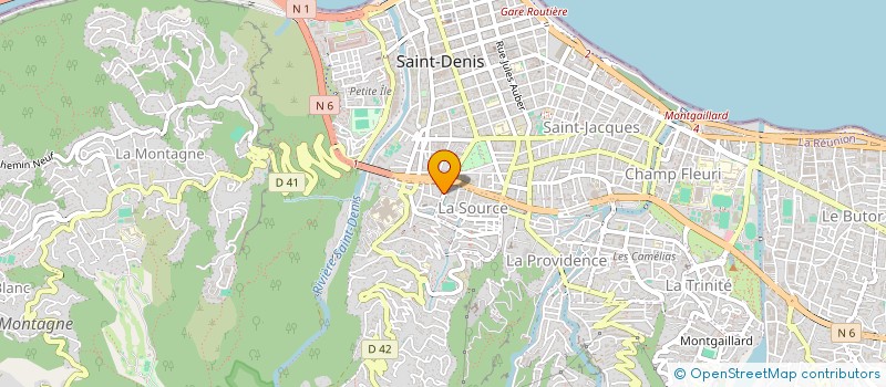 localisation de l'entreprise PHARMACIE DE LA SOURCE à SAINT-DENIS