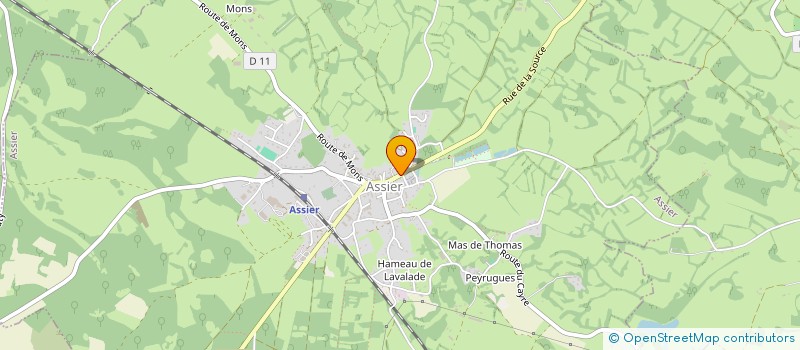 localisation de l'entreprise PHARMACIE DE LA SOURCE  ASSIER