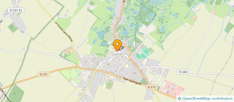 localisation de l'entreprise PHARMACIE DE LA TOUR  GUINES