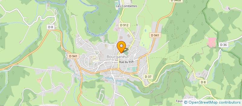 localisation de l'entreprise PHARMACIE DE LA TOUR à BOURGANEUF