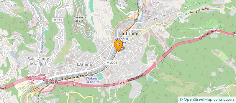 localisation de l'entreprise PHARMACIE DE LA TRINITE à LA TRINITE