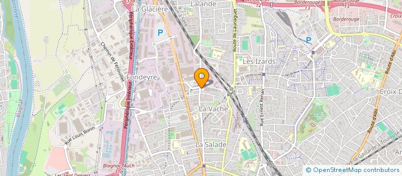 localisation de l'entreprise PHARMACIE DE LA VACHE à TOULOUSE