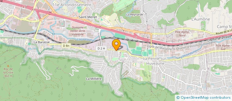 localisation de l'entreprise PHARMACIE DE LA VALLEE  MARSEILLE