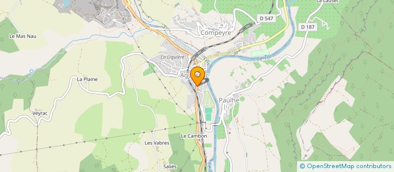localisation de l'entreprise PHARMACIE DE LA VALLEE à AGUESSAC