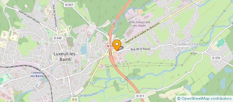 localisation de l'entreprise PHARMACIE DE LA VALLEE  FROIDECONCHE