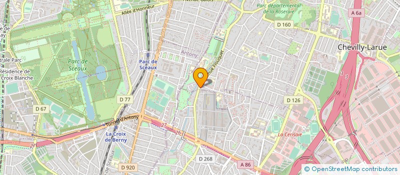 localisation de l'entreprise PHARMACIE DE LA VALLEE AUX RENARDS  L'HAY-LES-ROSES