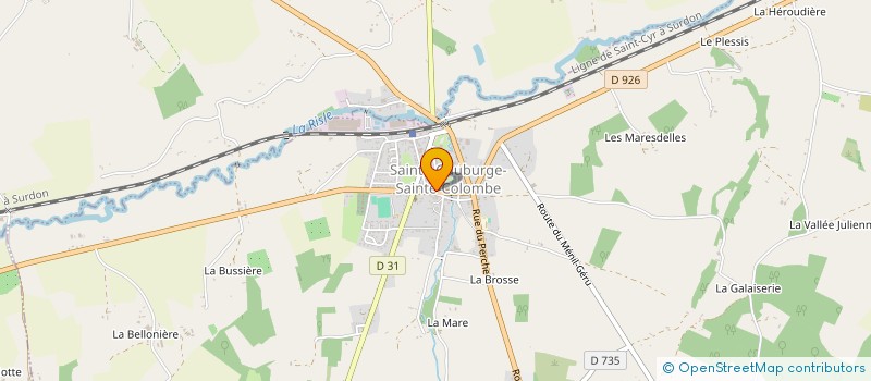 localisation de l'entreprise PHARMACIE DE LA VALLEE DE LA RISLE à SAINTE-GAUBURGE-SAINTE-COLOMBE