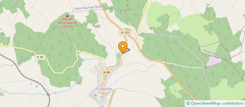 localisation de l'entreprise PHARMACIE DE LA VERDETTE  PRADELLES