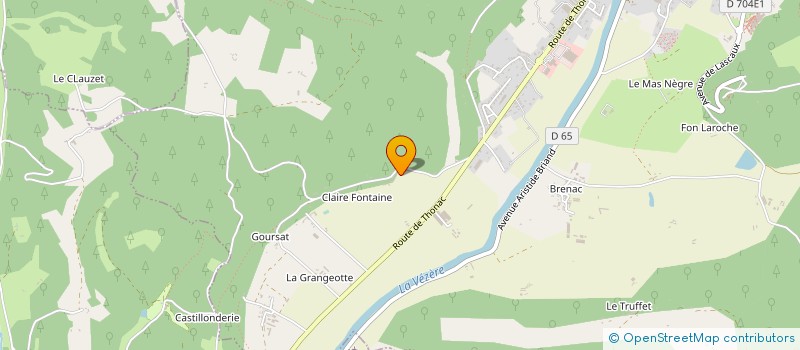 localisation de l'entreprise PHARMACIE DE LA VEZERE (BIS)  MONTIGNAC-LASCAUX