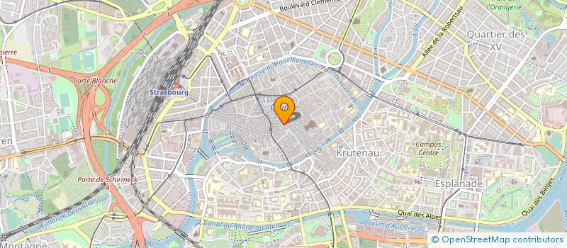 localisation de l'entreprise PHARMACIE DE LA VIERGE à STRASBOURG