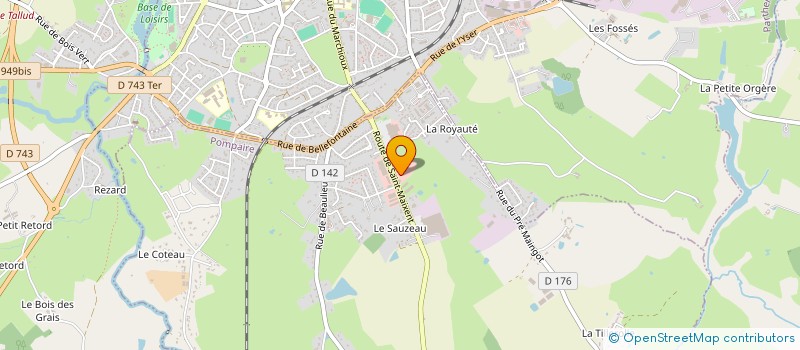 localisation de l'entreprise PHARMACIE DE LA VIETTE  POMPAIRE