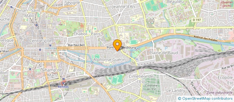 localisation de l'entreprise PHARMACIE DE LA VILAINE à RENNES