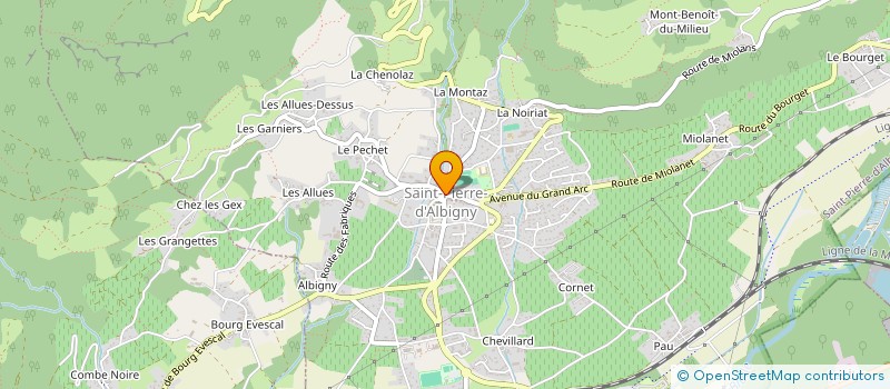 localisation de l'entreprise PHARMACIE DE LACONNAY  SAINT-PIERRE-D'ALBIGNY