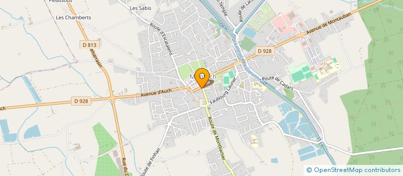 localisation de l'entreprise PHARMACIE DE LAFEUILLADE à MONTECH