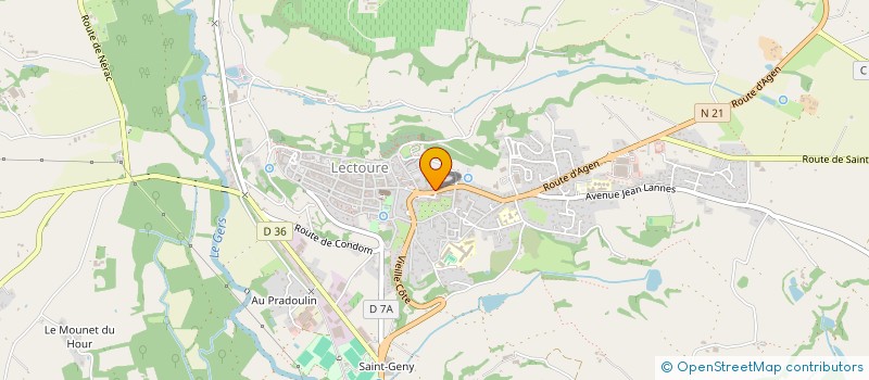 localisation de l'entreprise PHARMACIE DE LECTOURE  LECTOURE