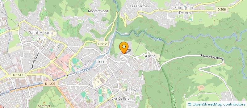 localisation de l'entreprise PHARMACIE DE LEYSSE  SAINT-ALBAN-LEYSSE