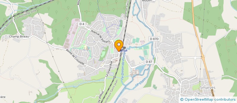 localisation de l'entreprise PHARMACIE DE LIGUGE  LIGUGE