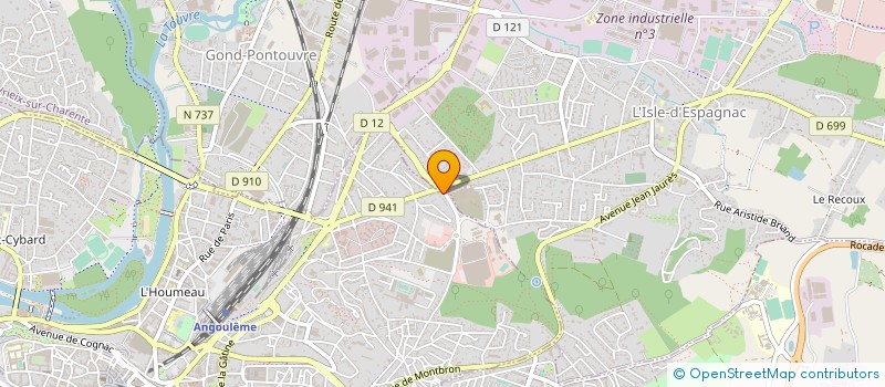 localisation de l'entreprise PHARMACIE DE LUNESSE à ANGOULEME