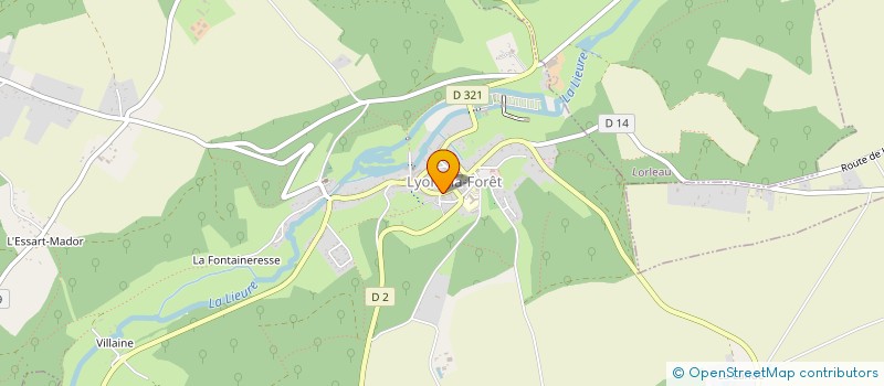 localisation de l'entreprise PHARMACIE DE LYONS  LYONS-LA-FORET