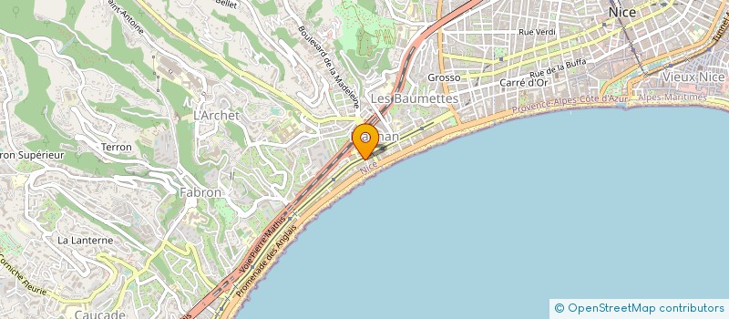localisation de l'entreprise PHARMACIE DE MAGNAN à NICE