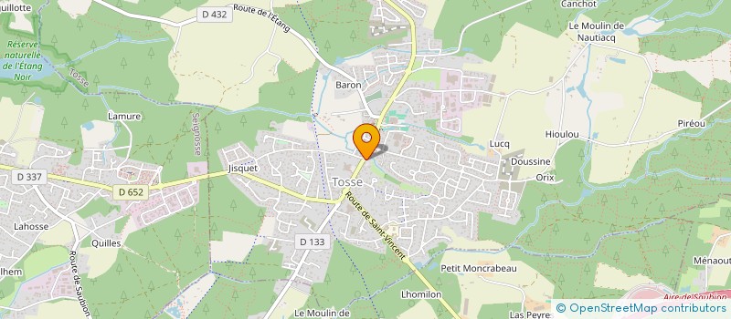 localisation de l'entreprise PHARMACIE DE MAREMNE  TOSSE