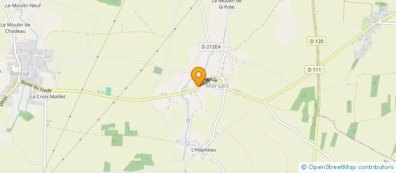 localisation de l'entreprise PHARMACIE DE MARSAIS  MARSAIS