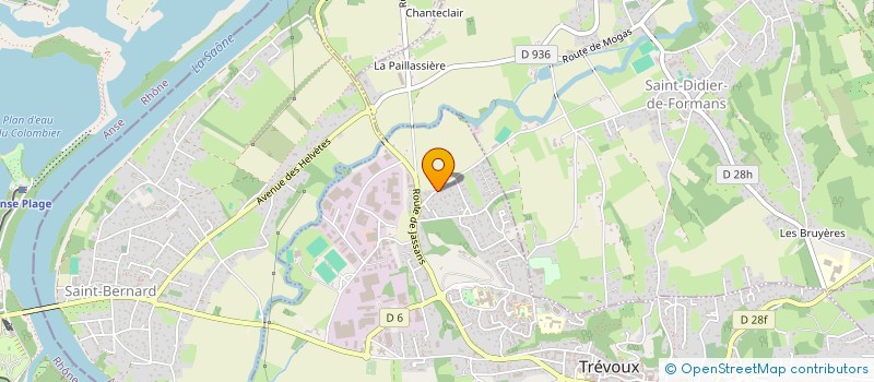 localisation de l'entreprise PHARMACIE DE MASSIEUX à MASSIEUX