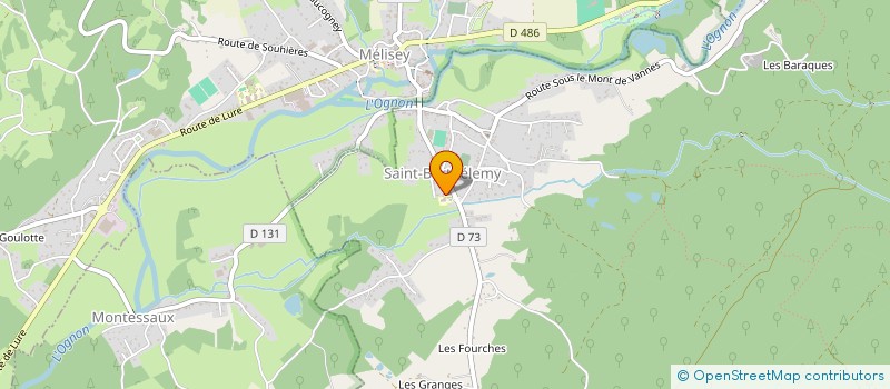 localisation de l'entreprise PHARMACIE DE MELISEY  MELISEY